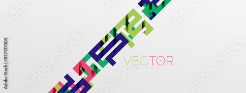 Color bend lines with shadow texture effect. Vector Illustration For Wallpaper, Banner, Background, Card, Book Illustration, landing page