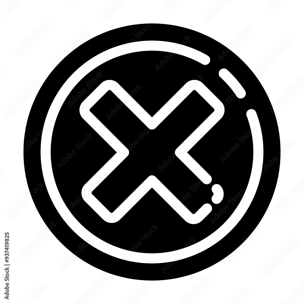 Obraz premium Cancel Icon