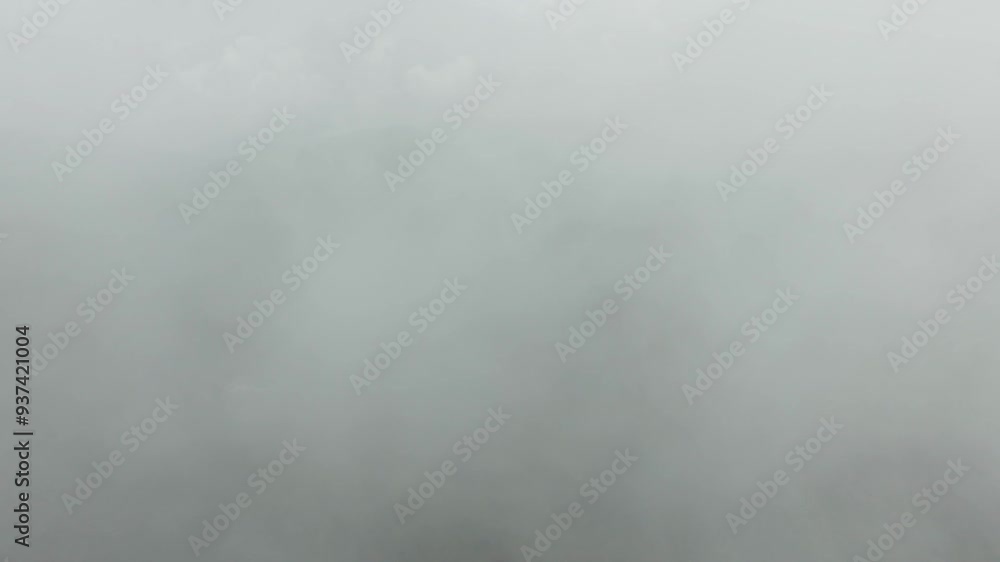 FAST DRONE SHOT OF PARICUTIN VOLCANO GOING INTO THE CLOUDS FAST DRONE SHOT OF PARICUTIN VOLCANO GOING INTO THE CLOUDS
