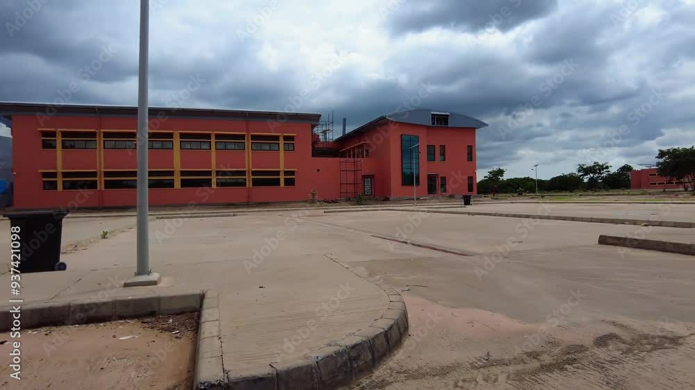 Touring UTG grounds and buildings School of Education on Faraba Banta Campus in Banjul, Gambia Touring UTG grounds and buildings School of Education on Faraba Banta Campus in Banjul, Gambia