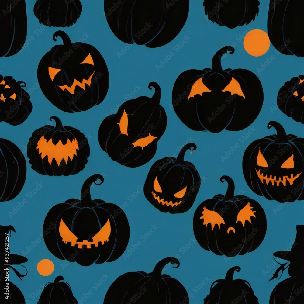 halloween seamless background halloween seamless background