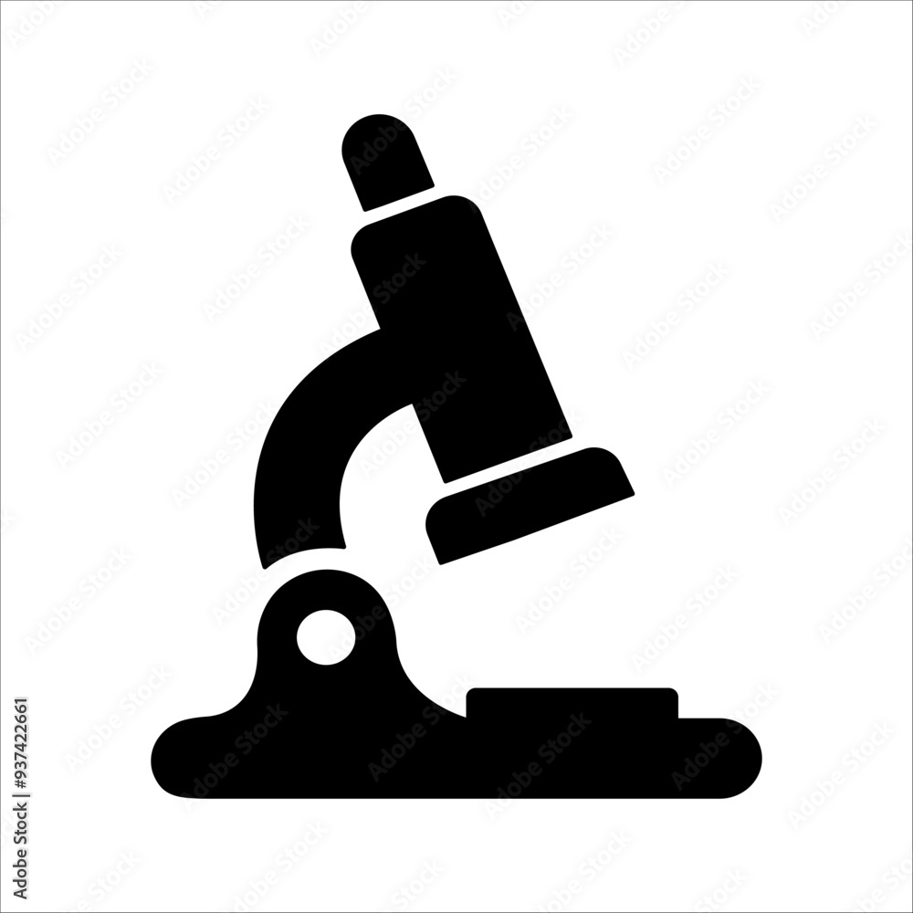 simple icon of microscope, research, laboratory. isolated on white background. simple icon of microscope, research, laboratory. isolated on white background.