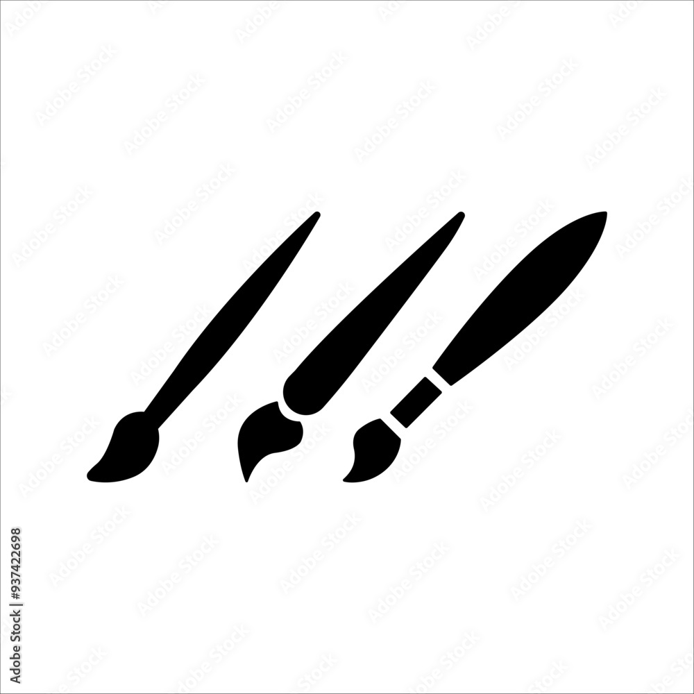 Paint Brush icon, Brush sign vector for web site Computer and mobile app Paint Brush icon, Brush sign vector for web site Computer and mobile app
