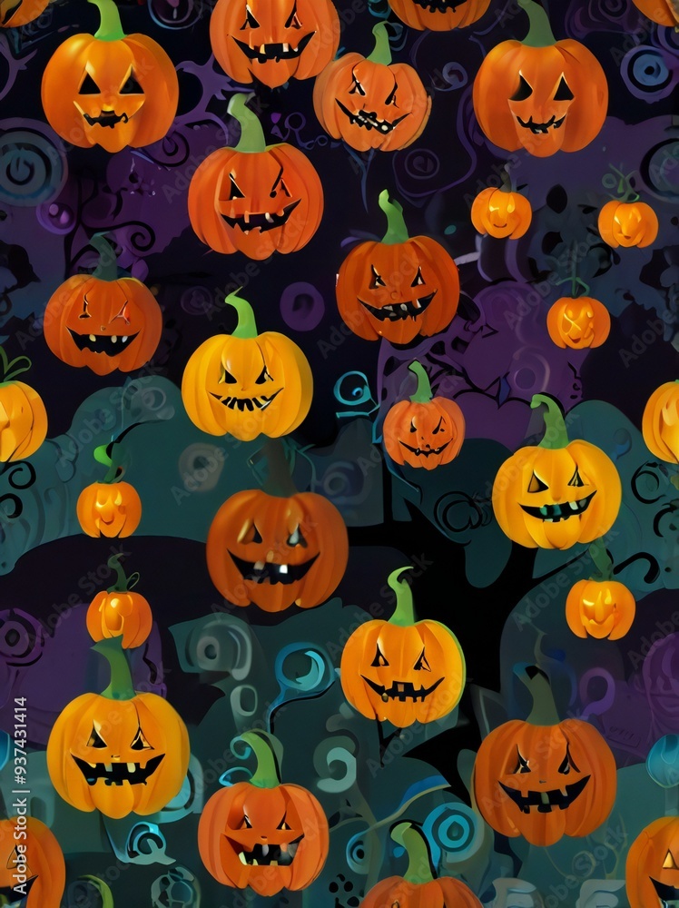 halloween seamless background halloween seamless background