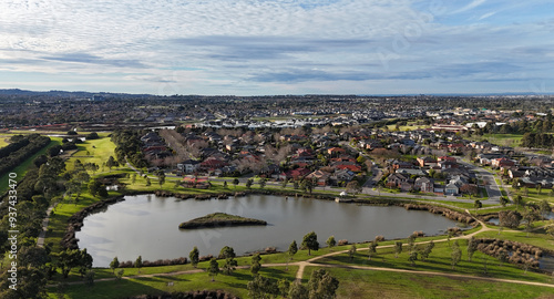 Suburban living by the lake
