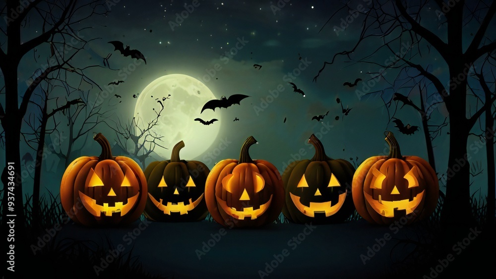 halloween background with pumpkin halloween background with pumpkin
