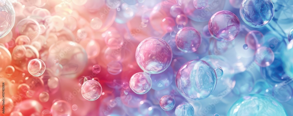 Bubbles of different sizes, forming an abstract pattern, light and airy, watercolor style Bubbles of different sizes, forming an abstract pattern, light and airy, watercolor style