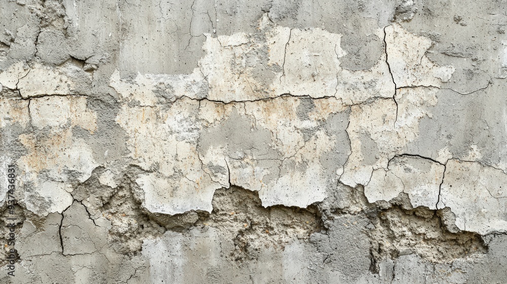 Cracked and weathered wall Cracked and weathered wall