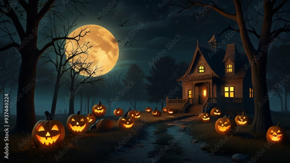 halloween background with pumpkin halloween background with pumpkin