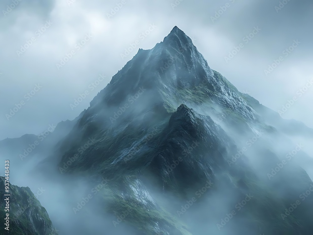 Misty Mountain Peak - Photo Misty Mountain Peak - Photo