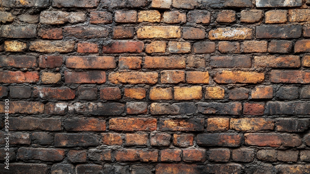 Obraz premium Old Red Brick Wall Texture