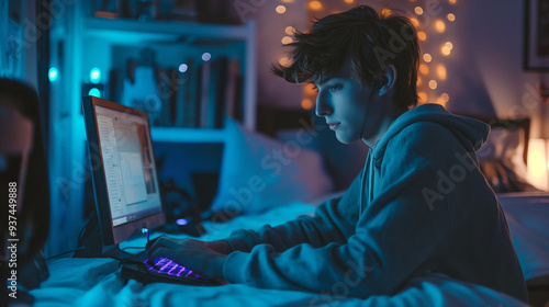 person working on laptop