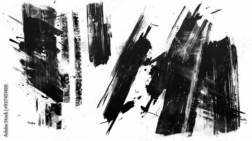 scraches isolated on white background