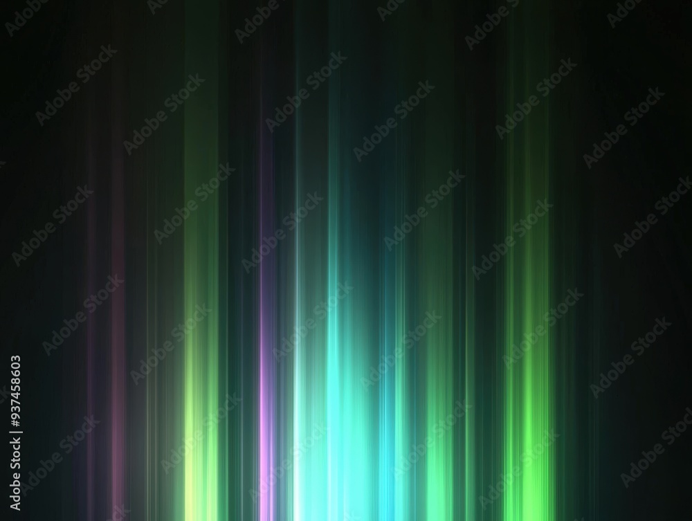 Fototapeta premium Abstract green and blue streaks