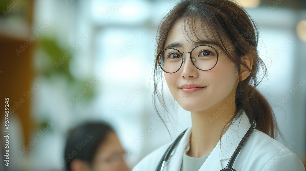 Fototapeta premium 笑顔の女性医師