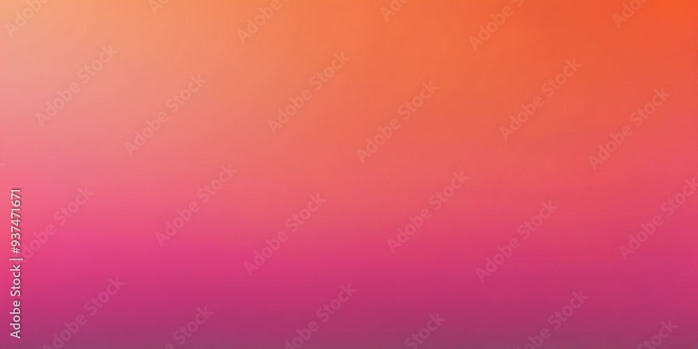 Fototapeta premium pink to orange colors grainy gradient smooth transitio background
