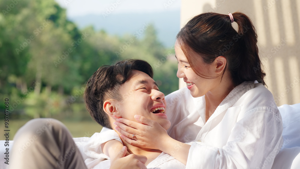 Young adult asia people fiance happy lover flirt fall in love nose lips kiss hug cuddle care trust. Sweet comfort touch newlywed asian couple life man smile look at woman face relax warm time dating. Young adult asia people fiance happy lover flirt fall in love nose lips kiss hug cuddle care trust. Sweet comfort touch newlywed asian couple life man smile look at woman face relax warm time dating.