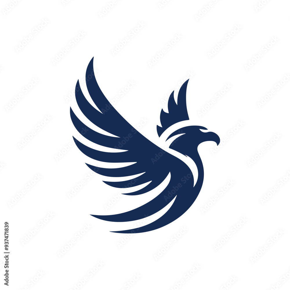 Fototapeta premium Bird icon logo vector image editable