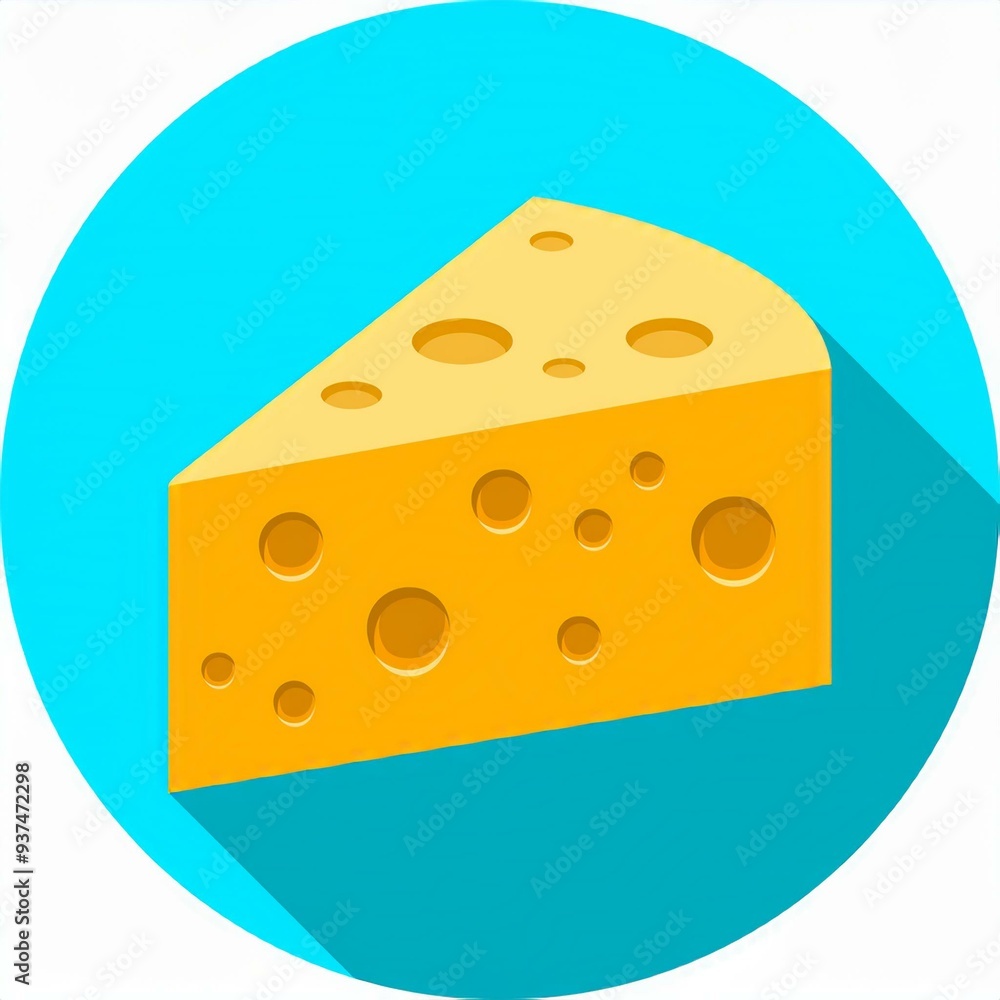 Vector Illustration of a cheese Vector Illustration of a cheese