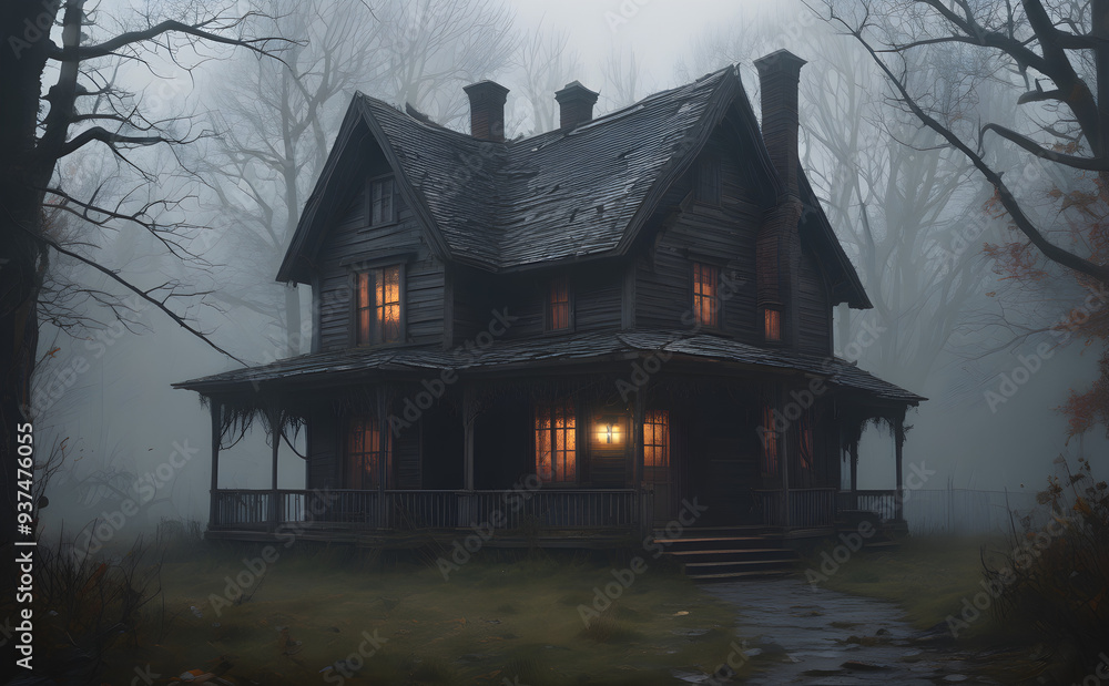 haunted house in the woods haunted house in the woods