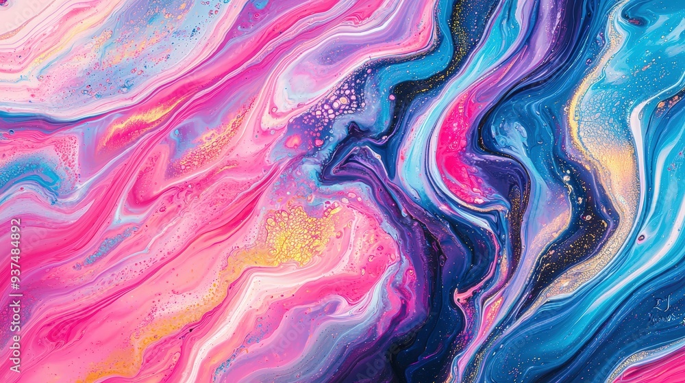 Abstract Swirling Paint Abstract Swirling Paint