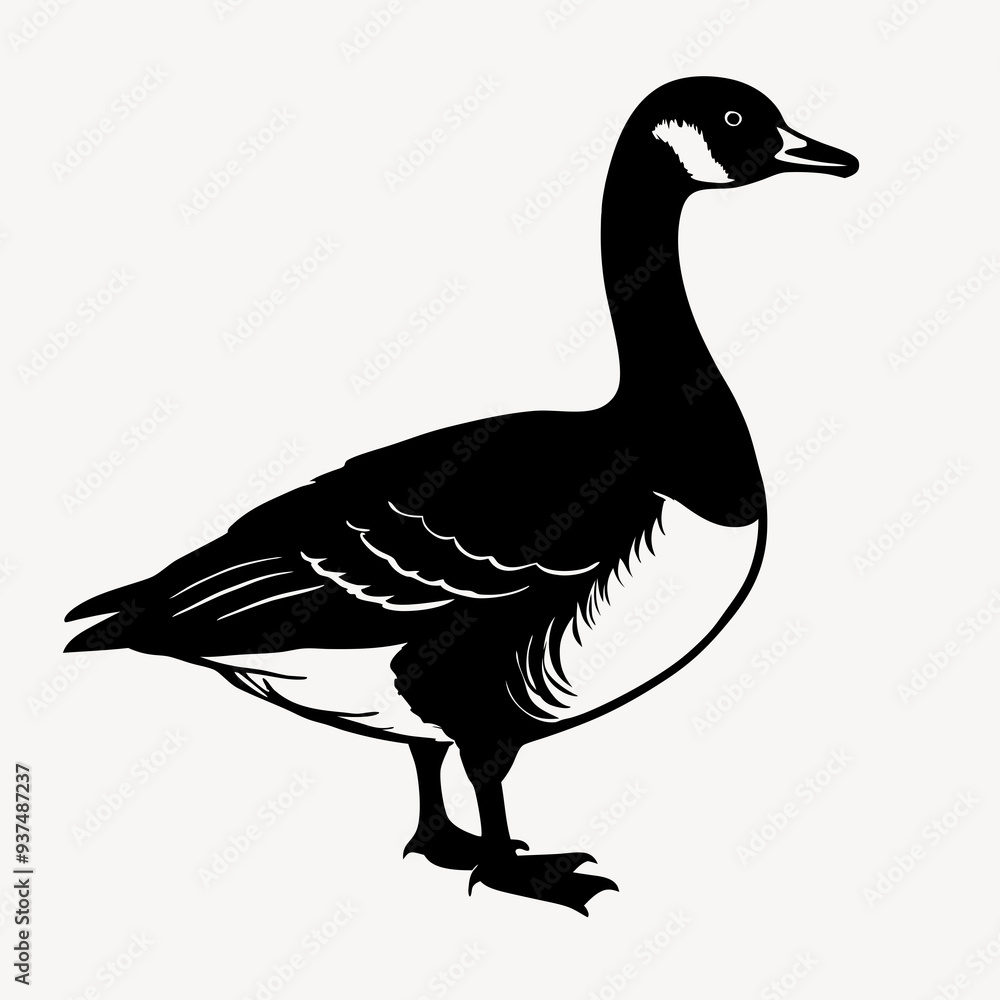 Obraz premium duck animal vector svg