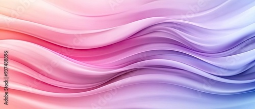 A captivating abstract wave pattern in soft pastel colors, blending seamlessly for a soothing visual experience.