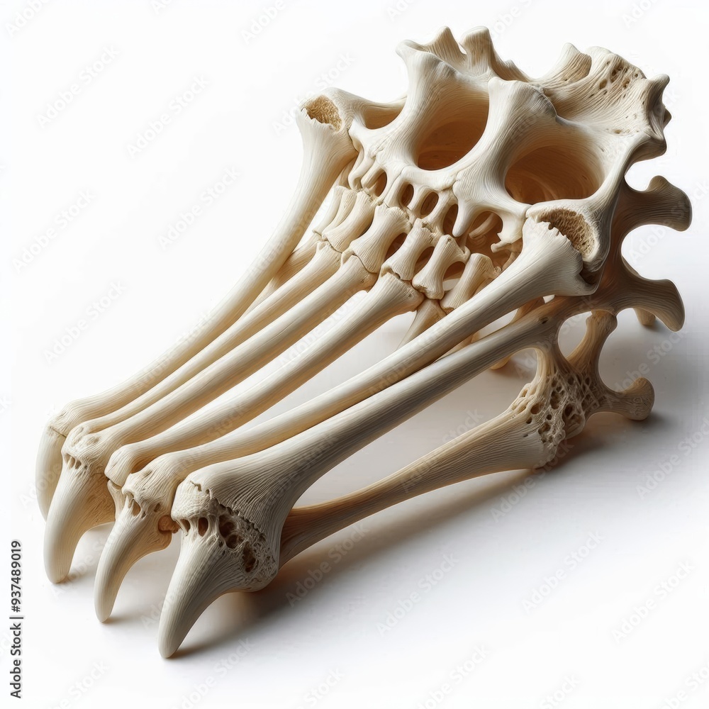 bone on a white background bone on a white background