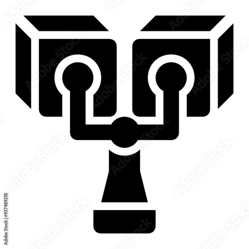 beacon chain, blockchain, block chain, network, crypto, technology solid or glyph icon