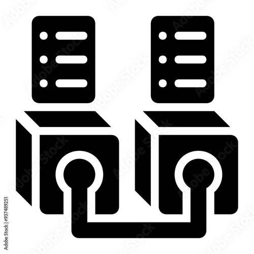block depth, block index, blockchain, block chain, index, blockchain depth solid or glyph icon