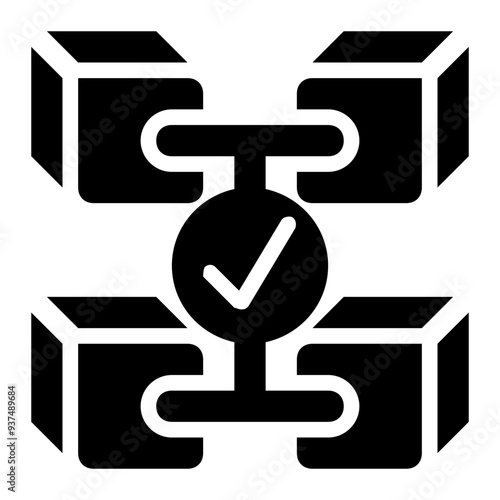 consensus, validation, confirmation, proof of stake, proof of work, blockchain solid or glyph icon