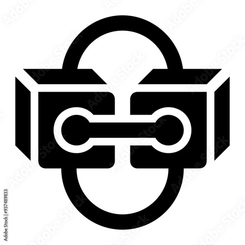 immutability, immutable, permanent, consistent, blockchain, block chain solid or glyph icon