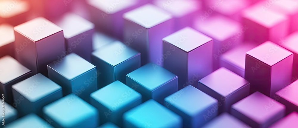 A close-up view of colorful 3D cubes arranged in a dynamic pattern, showcasing vibrant hues and depth, ideal for modern design. A close-up view of colorful 3D cubes arranged in a dynamic pattern, showcasing vibrant hues and depth, ideal for modern design.