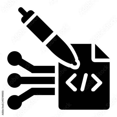 smart contracts, contract, blockchain, block chain, programming, artificial intelligence solid or glyph icon