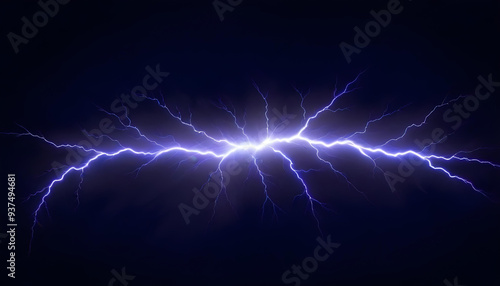 Purple lightning bolts against a dark background 7