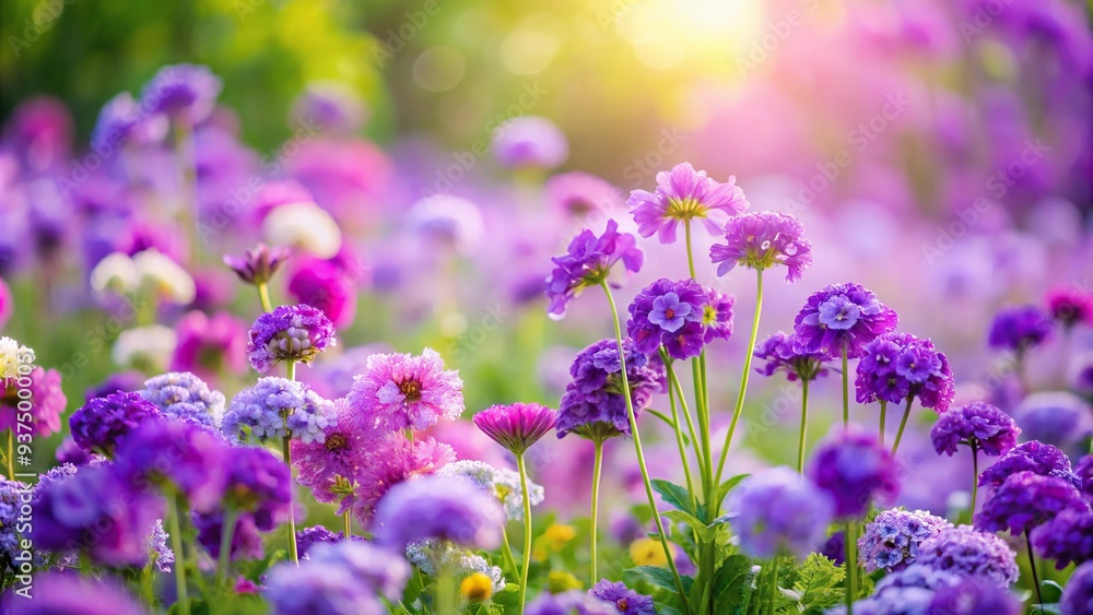 Soft Focus Violet Blooming Garden Oasis Soft Focus Violet Blooming Garden Oasis