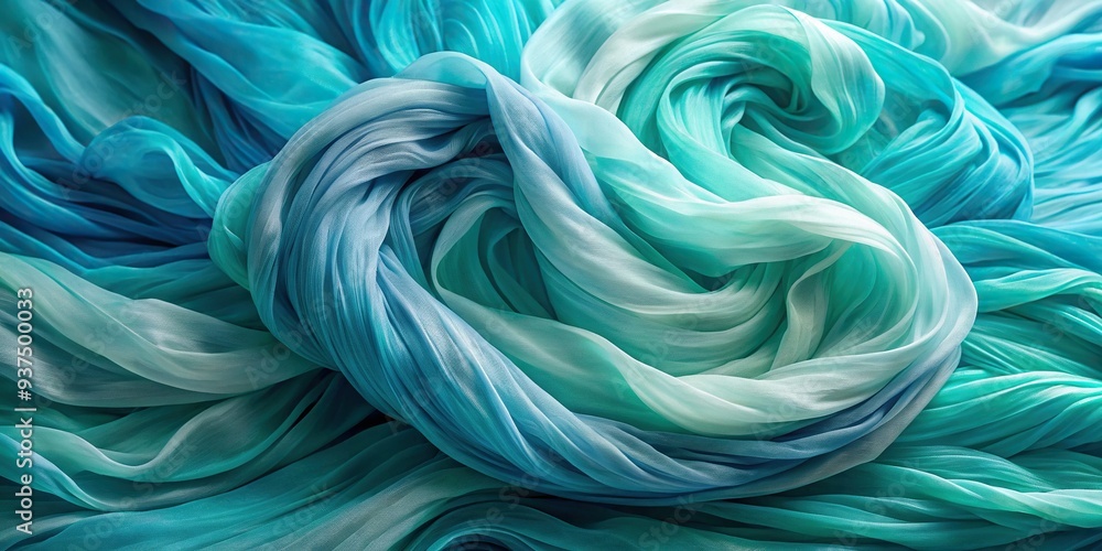 Silky Smooth Velvety Gradated Ombre Cool Calming Soothing Aquatic Silky Smooth Velvety Gradated Ombre Cool Calming Soothing Aquatic