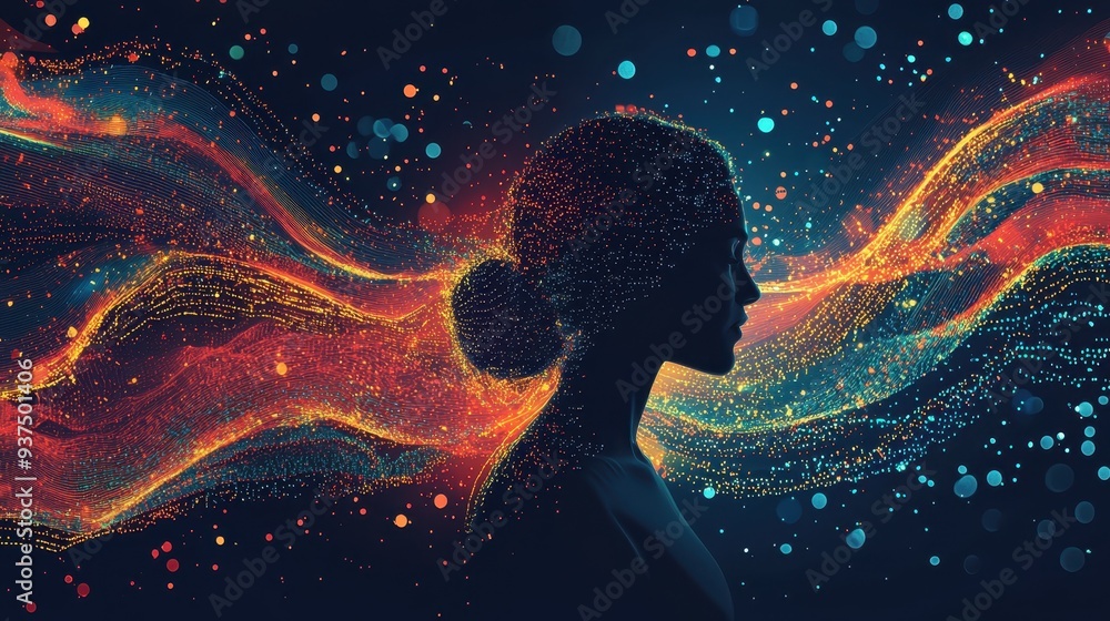 Ethereal Cosmic Silhouette Ethereal Cosmic Silhouette