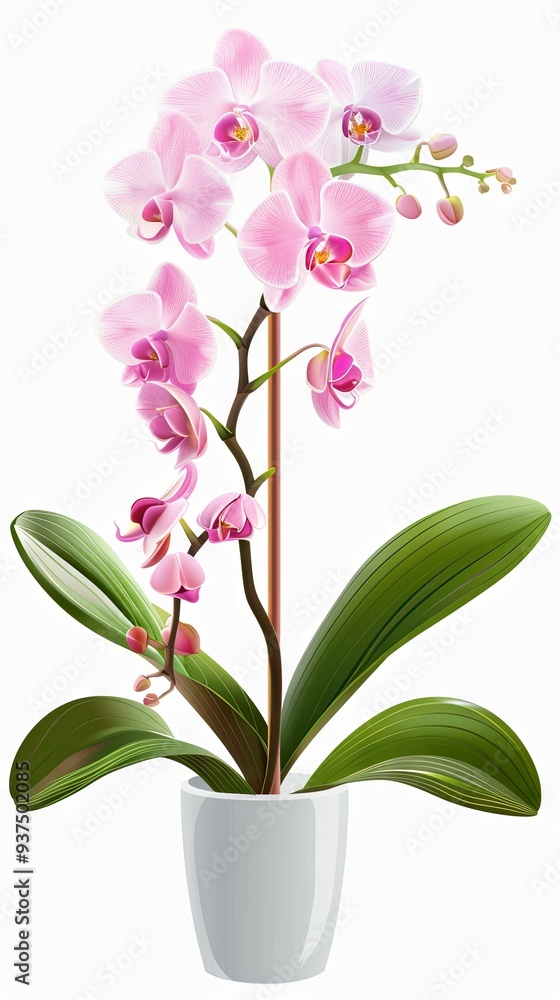 Orchid on a white background
Orchid on a white background