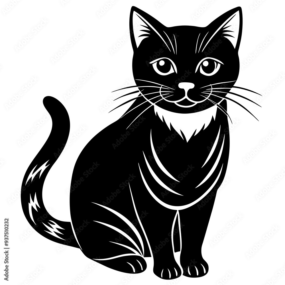black and white cat black and white cat