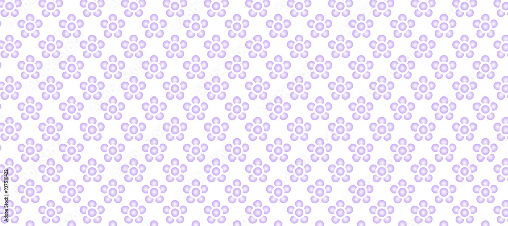 Seamless pattern with violet flowers in the white background Seamless pattern with violet flowers in the white background