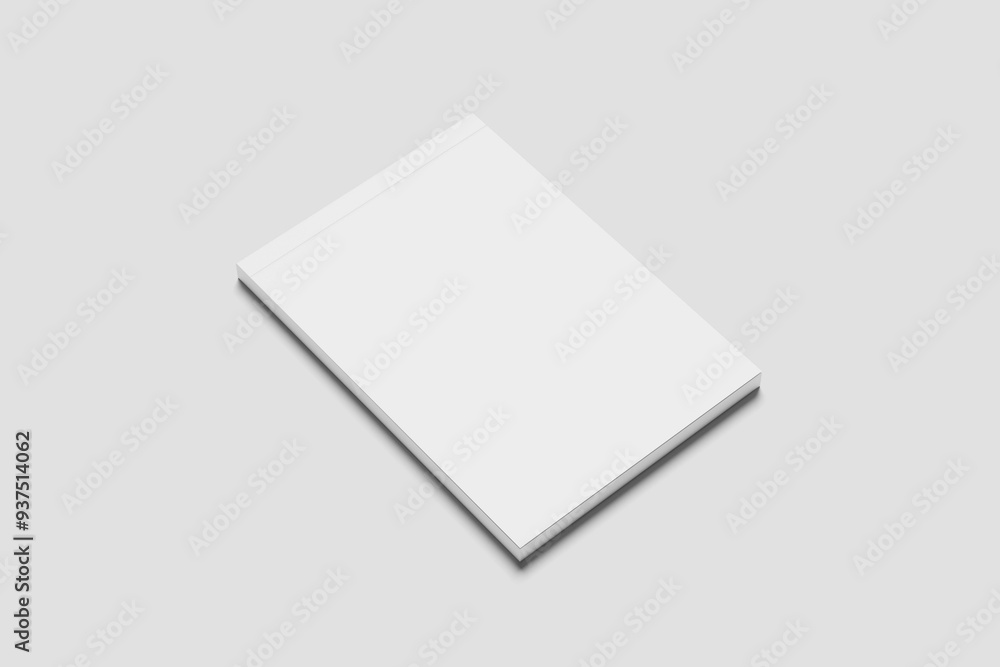 A6 Notepad Blank Mockup A6 Notepad Blank Mockup
