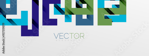 Color bend lines with shadow texture effect. Vector Illustration For Wallpaper, Banner, Background, Card, Book Illustration, landing page