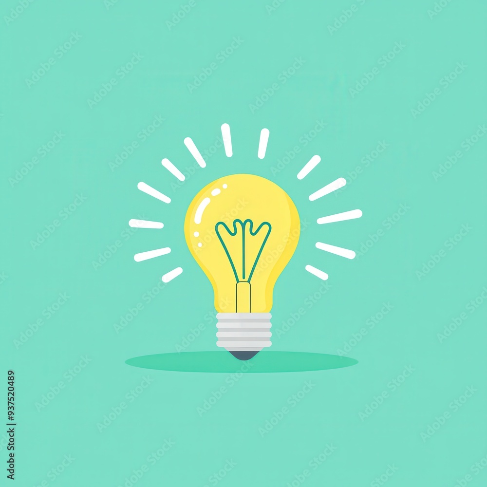 Light Bulb Idea Illustration Creative Thinking Concept Light Bulb Idea Illustration Creative Thinking Concept