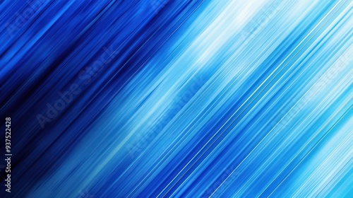 Abstract Diagonal Blue and White Striped Background