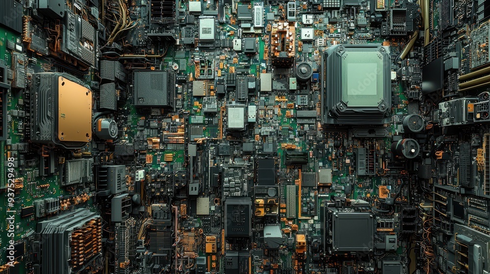 Intricate Electronic Maze: A Technological Landscape Intricate Electronic Maze: A Technological Landscape