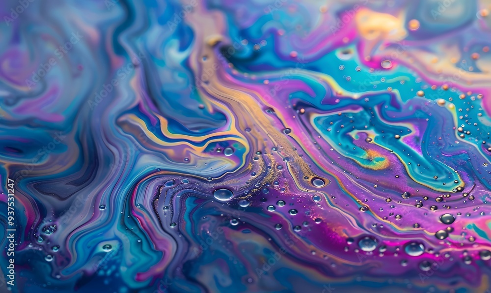 Abstract background texture of iridescent paints. Soap bubble. Abstract background texture of iridescent paints. Soap bubble.