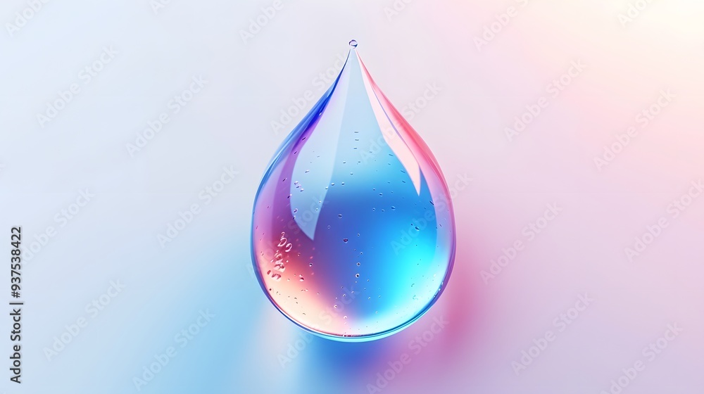Forumulate art for serum drop isolated on a white background with a glowing effect AI generated illustration Forumulate art for serum drop isolated on a white background with a glowing effect AI generated illustration
