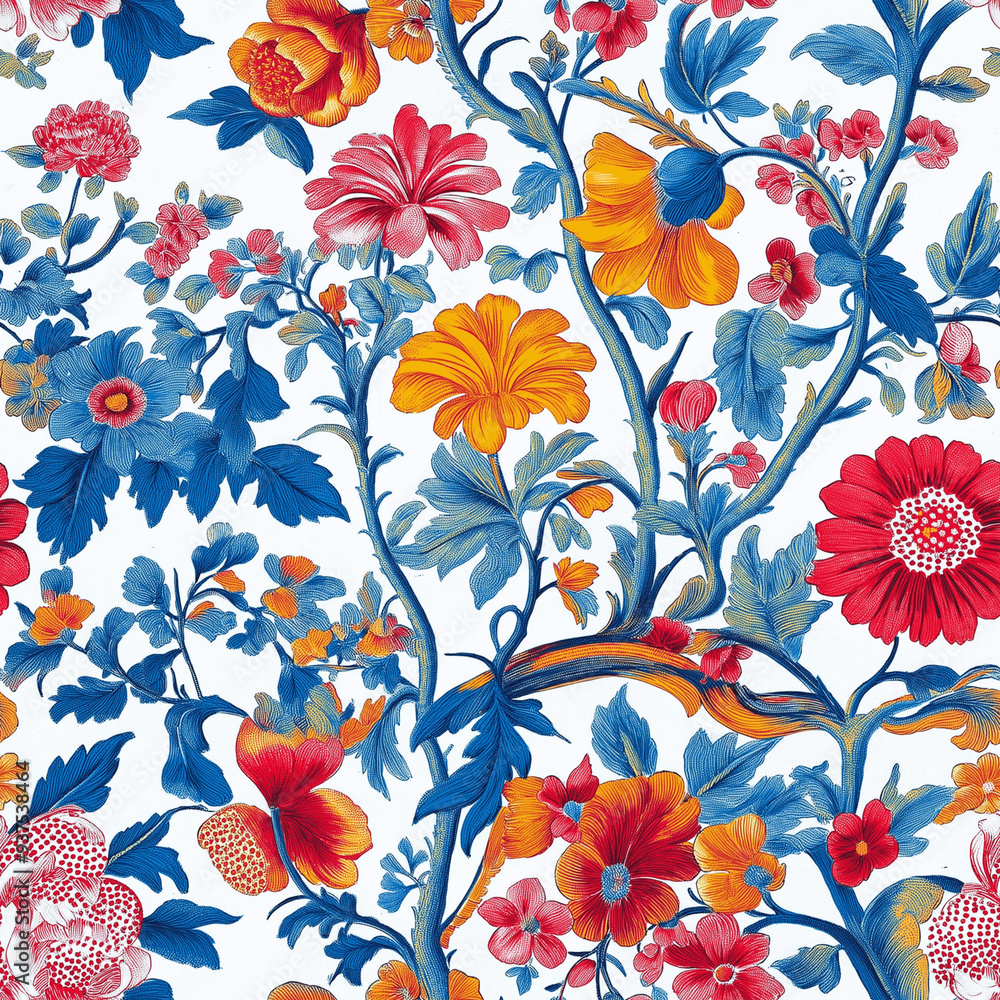 Seamless Pattern 'Beautiful Floral' Seamless Pattern 'Beautiful Floral'