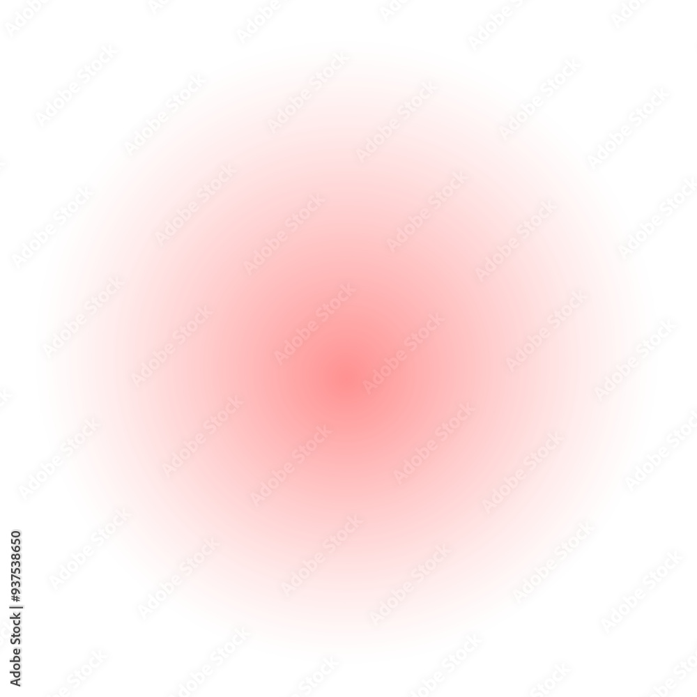 Red gradient circle glowing light effect
